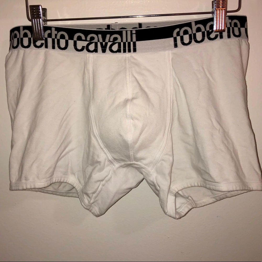🥊🥊Men’s Roberto Cavalli white briefs. Size S.